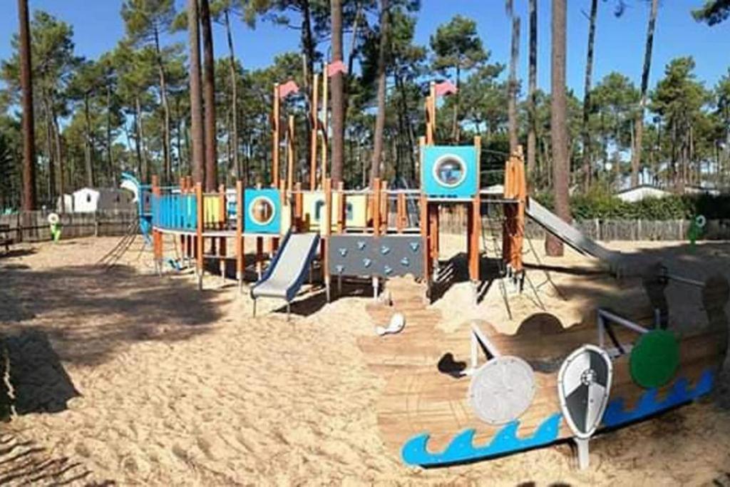 Mobil Home Rainbow, Camping Les Dunes De Contis Saint-Julien-en-Born Luaran gambar
